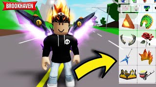 30 ACCESSORIES WITH EFFECT In Brookhaven IDCODES  Roblox [upl. by Eetsirk]