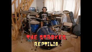 The Strokes  Reptilia Drum Cover [upl. by Pascasia]