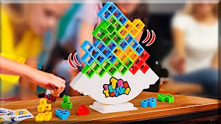 JENGA de TETRIS Super Divertido 🧩🗼Tetra Tower [upl. by Dylana]