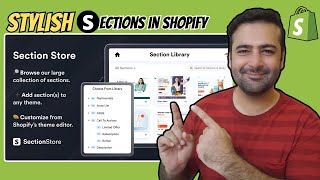 How To Add 100 Stylish Sections in Shopify Without Any Code Knowledge [upl. by Ecnarrot]