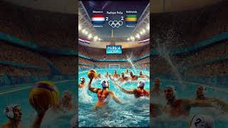 Exciting Water Polo Action at Paris 2024 Olympics  Team Highlights amp Predictions [upl. by Lucais]