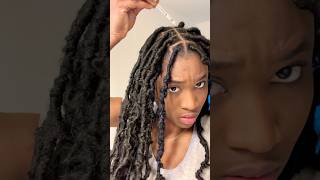 Faux Locs Maintenance…💆‍♀️ [upl. by Starobin]