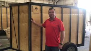 Behind the scenes making enclosed trailers with Wild Bill [upl. by Macintosh]