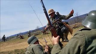 WWI Newville 2018 Reenactment IR63 [upl. by Seavey]