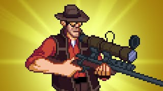 Sniper from TF2 Pixel art [upl. by Seligmann]