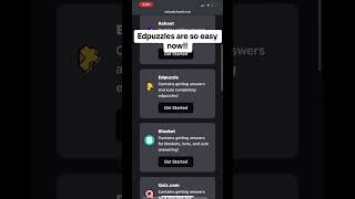 Get all the answers to your Edpuzzles schoolcheats hack hacks school schoolhacks edpuzzle [upl. by Norraa]