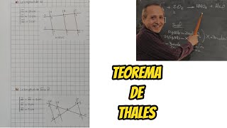 Teorema de Thales [upl. by Nomzaj]