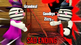 ROBLOX PIGGY ZIZZY AND PONY WEDDING ZIZZYS LOST GRANDMOTHER [upl. by Oicafinob]