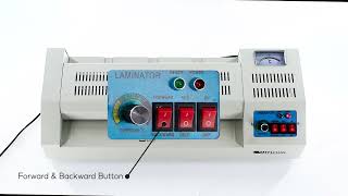 Officom 320 Laminator  How to use laminating machine [upl. by Formica]