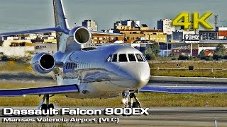 Dassault Falcon 900EX Private Jet 4K [upl. by Rumit]