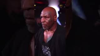 Mike Tyson makes his entrance for fight vs Jake Paul shorts [upl. by Riba298]