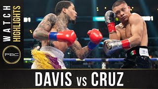 Davis vs Cruz HIGHLIGHTS December 15 2021  PBC on Showtime PPV [upl. by Hsizan290]