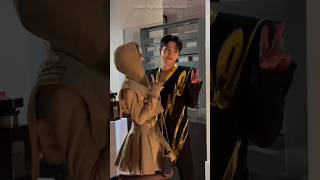 ATEEZ Hongjoong with Dove Cameron at the Balmain Beauty launch event 홍중 HONGJOONG 에이티즈 ATEEZ [upl. by Martz]