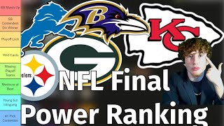 Final NFL Ranking Before the 202425 Szn [upl. by Benny]