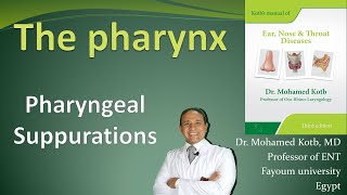 The pharynx Pharyngeal suppuration1 Online session Quinzy parapharyngeal abscess Prof Dr Qotb [upl. by Oicam]