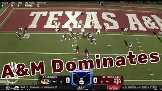 How Texas AampM Out Played Mizzou [upl. by Elleuqar]