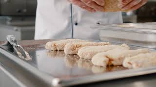 Howto cook a Pork Cordon Bleu  RATIONAL VarioCookingCenter [upl. by Delphina]