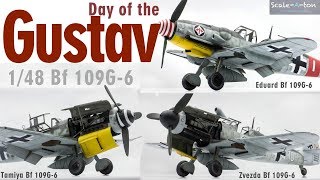 148 Bf 109G6 Eduard Tamiya Zvezda Scale Model Aircraft Stepbystep Build Comparison [upl. by Seugirdor]