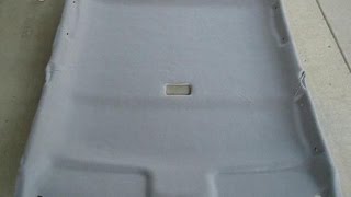 2001 Toyota Corolla Headliner Removal and Fabric Replacement Part 4 Finished Product and Advice [upl. by Gant323]