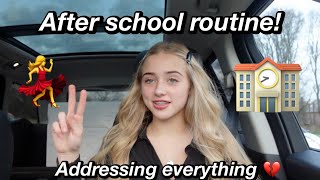 MY AFTER SCHOOL ROUTINE amp addressing everything [upl. by Meekahs]