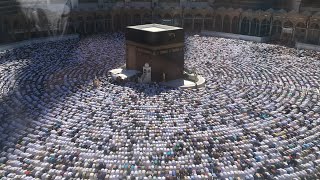 Friday prayer at the Masjid alHaram Mecca Saudi Arabia [upl. by Eiramenna]