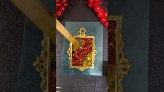 DIY Epoxy Resin Jewellery Resin Jewellery Making resinart resintutorials foryou shorts [upl. by Mathew]