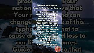 Oratio Imperata Prayer for Protection from Typhoon prayer prayerworks oratioimperata god jesus [upl. by Rednirah170]