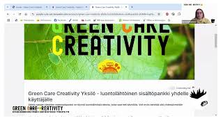 Green Care Creativityn verkkosisällön esittelyvideo valmis [upl. by Eido]