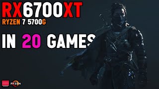 RX6700XT  Ryzen 7 5700G in 2024  20 Games Tested at 1440P [upl. by Ailyt]