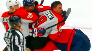 Tom Wilson Garnet Hathaway Fight FULL CLIP Capitals vs Flyers  NHL Highlights [upl. by Eibbed445]