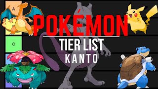 Kanto Pokémon Tier List [upl. by Ynetruoc]