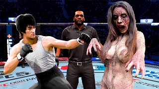 TRUE Bruce Lee vs Zombie  EA Sports UFC 5 [upl. by Narcho999]