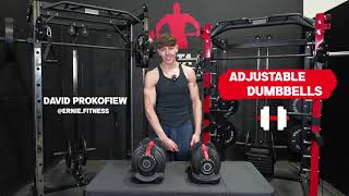 525 LB and 90 Lb Adjustable Dumbbells from GTA Fitness Product Overview [upl. by Anaujait]