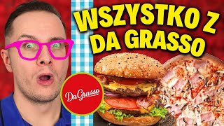 WSZYSTKO Z PIZZERII DA GRASSO  JEDZENIE LEPSZE NIŻ W PIZZA HUT [upl. by Lanford593]