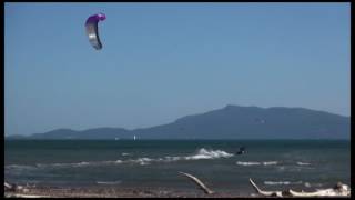 Kitesurfen in Talamone Italien [upl. by Alejandro362]