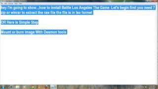 How To Install Battle Los Angeles Skidrow Edition [upl. by Robina]