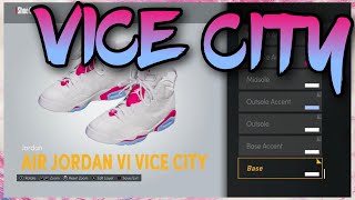 HOW TO MAKE Air Jordan 6 quotVice Cityquot IN NBA 2K22 NBA 2K22 Shoe Creator [upl. by Norihs839]