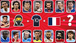 FULL 14Guess JERSEY SONG and TRANSFERS of Football Players Ronaldo Messi Halaand Mbappe Neymar [upl. by Brasca]