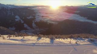 Sonnenaufgang im Skigebiet Gitschberg Jochtal [upl. by Nerwal]