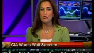 CIA Wants Wall Streeters  Bloomberg [upl. by Etteiram478]