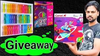 Camlin Oil Pastel 50 Shades Vs Cello Colour Up 24 Colour Pencils Giveaway 😍 [upl. by Mik]