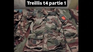 Présentation des veste et pantalon treillis de transition 4 de larmée française partie 1 [upl. by Adnerak326]