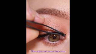 How to apply strip lashes step by step guide for beginners [upl. by Ballard]