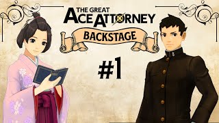 Settling In  The Great Ace Attorney Backstage 1 objectionlol [upl. by Marieann]