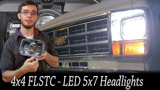 Super Bright LED Headlight with DRL and Turn Signals  Review and Install [upl. by Ahsircal]