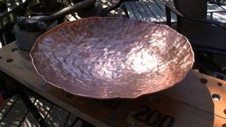 How to Make a Copper Bowl Hammering with Rob [upl. by Coonan]