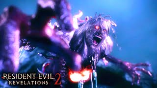 Resident Evil Revelations 2  Barry amp Natalia Vs Alex  Monster Alex Wesker Boss Fight [upl. by Jankey]