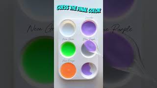 Can You guess the final color 🎨🙋 art colormixing colors shorts shortsfeed viralvideo [upl. by Dielle]