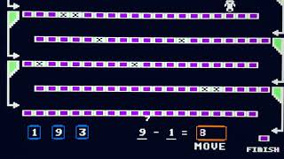 Path Tactics Tortoise AI vs Hare Math Maze Game Subtraction with Integers Episode 7423 [upl. by Lednyk]