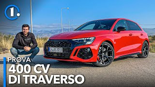 Nuova Audi RS3  Un MISSILE che non va solo dritto [upl. by Anyel]